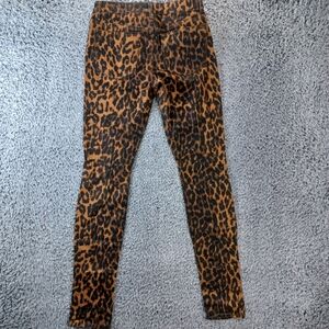 Joes Jeans Womens 27 Wild The Skinny Multicolor Leopard Print Stretch Low Rise
